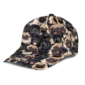 Pug Cap Hats For Walking With Pets Dog Hats Gifts For Relatives 3 vj2jxk