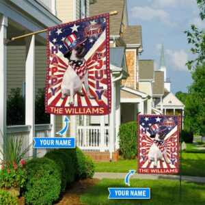 Pug God Bless America 4th Of July Personalized Flag Custom Dog Flags Dog Lovers Gifts for Him or Her 1
