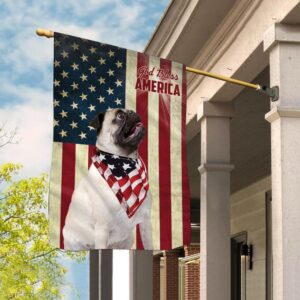 Pug God Bless House Flag Garden Dog Flag Dog Owner Gift Ideas 2