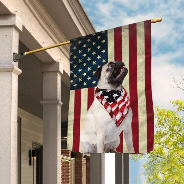 Pug House Flag – Garden Dog Flag – Dog Owner Gift Ideas