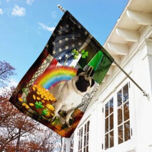 Pug Irish American St Patrick s Day Garden Flag Best Outdoor Decor Ideas St Patrick s Day Gifts 3