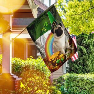 Pug Irish St Patrick s Day Garden Flag Best Outdoor Decor Ideas St Patrick s Day Gifts 2