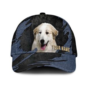 Pyrador Jean Background Custom Name Cap Classic Baseball Cap All Over Print Gift For Dog Lovers 1 ewhyxp