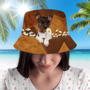 Rat Terrier Bucket Hat Hats To Walk With Your Beloved Dog A Gift For Dog Lovers 2 fzlrbm