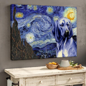 Redbone Coonhound Poster Matte Canvas Dog Wall Art Prints Painting On Canvas 2