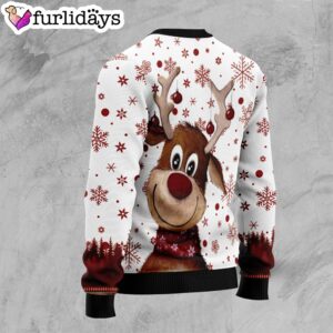 Reindeer Merry Bright Ugly Christmas Sweater Gift For Pet Lovers Unisex Crewneck Sweater 2