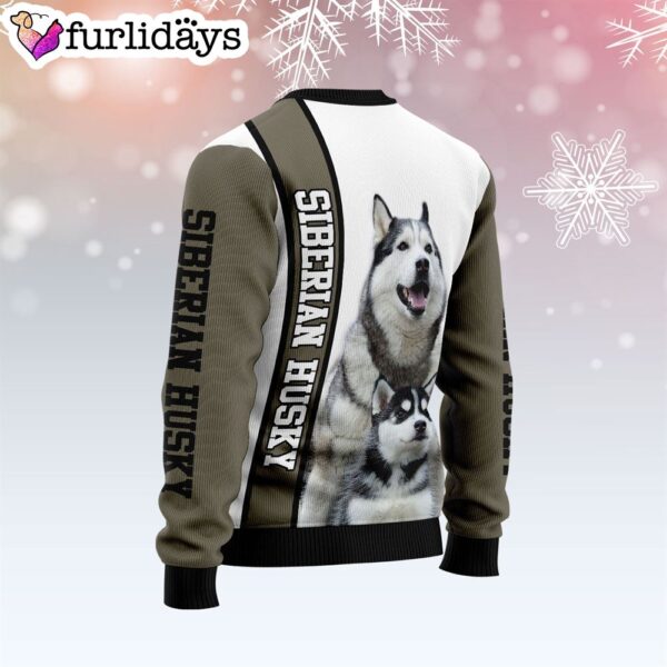 Rescued Siberian Husky Ugly Christmas Sweater – Gift For Pet Lovers – Unisex Crewneck Sweater