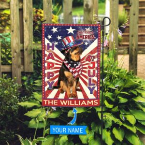 Rottweiler God Bless America 4th Of July Personalized Flag Custom Dog Flags Dog Lovers Gifts for Him or Her 3
