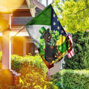 Rottweiler Happy St Patrick s Day Garden Flag Best Outdoor Decor Ideas St Patrick s Day Gifts 3