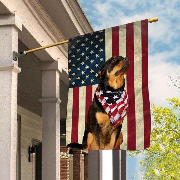 Rottweiler House Flag – Garden Dog Flag – Dog Owner Gift Ideas