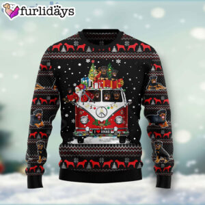 Rottweiler I Love XmasDog lover Car Ugly Christmas Sweater Christmas Gift For Pet Lovers 1