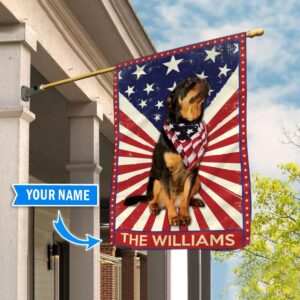 Rottweiler Personalized Flag Custom Dog Flags Dog Lovers Gifts for Him or Her 2