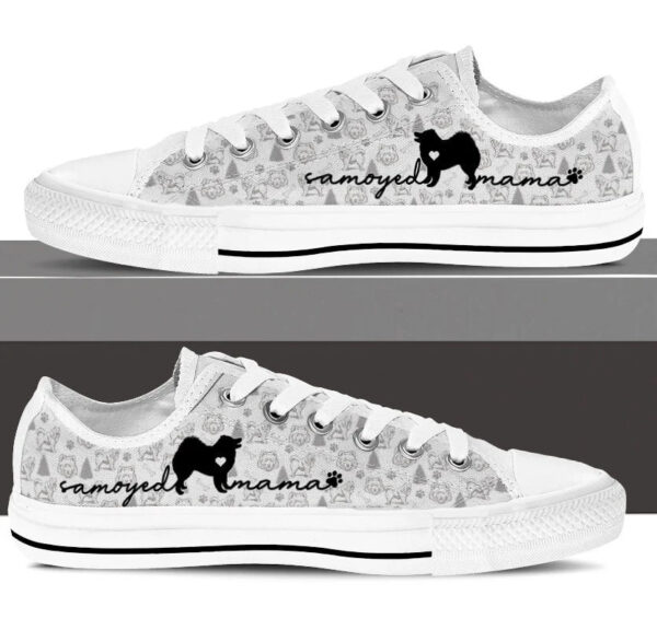Samoyed Low Top Shoes – Dog Walking Shoes Men Women – Dog Memorial Gift