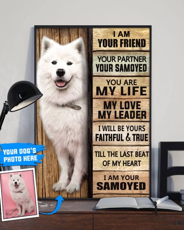Samoyed Personalized Poster & Canvas – Dog Canvas Wall Art – Dog Lovers Gifts For Him Or Her