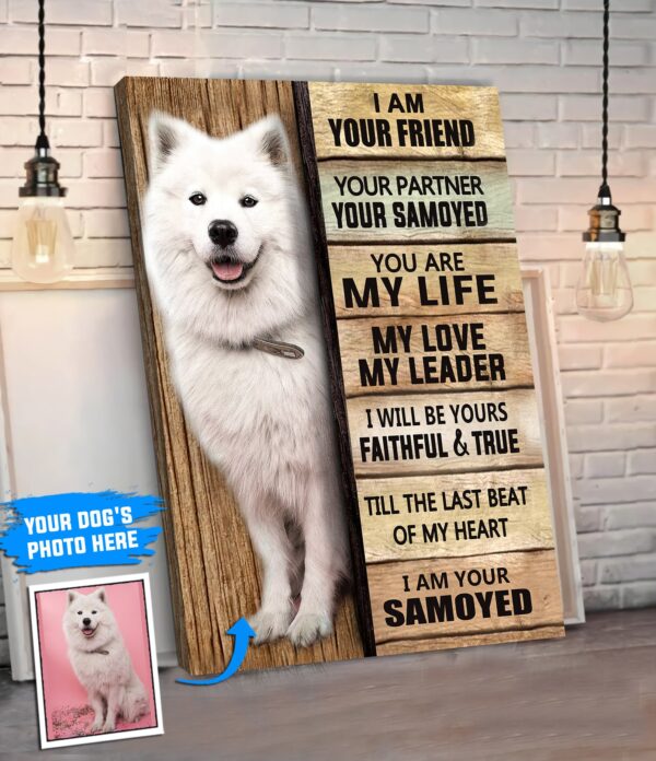 Samoyed Personalized Poster & Canvas – Dog Canvas Wall Art – Dog Lovers Gifts For Him Or Her