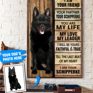 Schipperke Personalized Poster Canvas Dog Canvas Wall Art Dog Lovers Gifts For Him Or Her 1