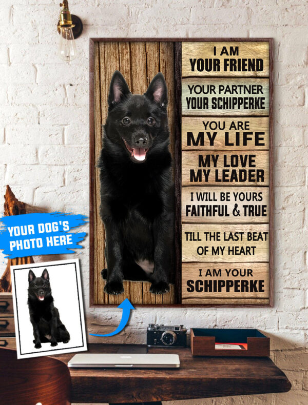 Schipperke Personalized Poster & Canvas – Dog Canvas Wall Art – Dog Lovers Gifts For Him Or Her