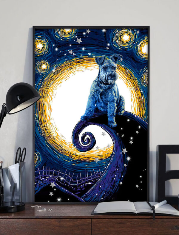 Schnauzer Poster & Canvas – Dog Canvas Wall Art – Dog Lovers Gifts For Him Or Her