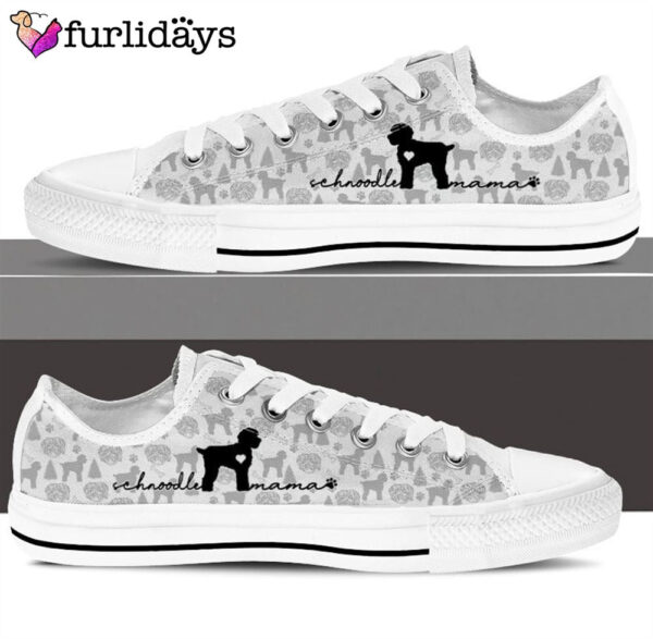Schnoodle Low Top Shoes – Dog Walking Shoes Men Women – Dog Memorial Gift
