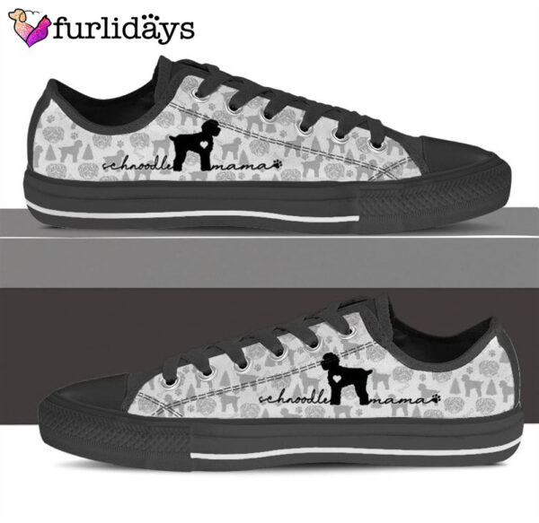 Schnoodle Low Top Shoes – Dog Walking Shoes Men Women – Dog Memorial Gift