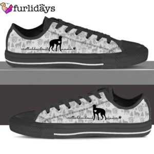 Scottish Deerhound Low Top Shoes Dog Walking Shoes Men Women Dog Memorial Gift 4