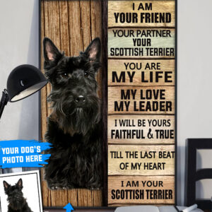 Scottish Terrier Personalized Poster & Canvas…