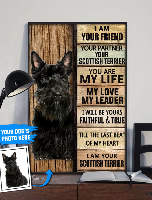 Scottish Terrier Personalized Poster & Canvas – Dog Canvas Wall Art – Dog Lovers Gifts For Him Or Her