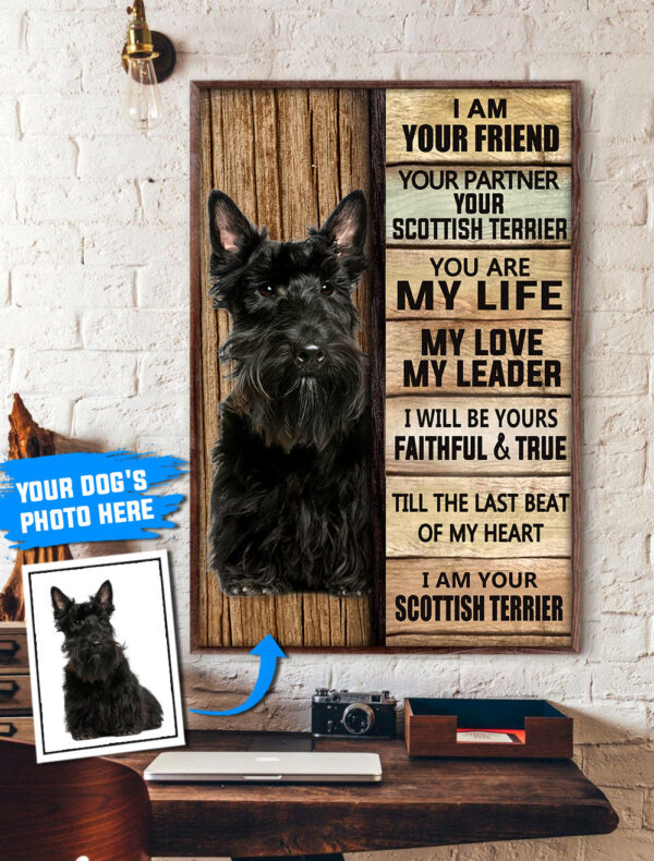 Scottish Terrier Personalized Poster & Canvas – Dog Canvas Wall Art – Dog Lovers Gifts For Him Or Her