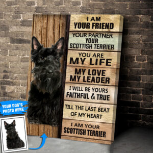 Scottish Terrier Personalized Poster Canvas Dog Canvas Wall Art Dog Lovers Gifts For Him Or Her 4
