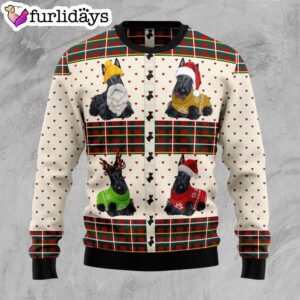 Scottish Terriers Xmas Ugly Christmas Sweater – Dog Memorial Gift – Christmas Outfits Gift