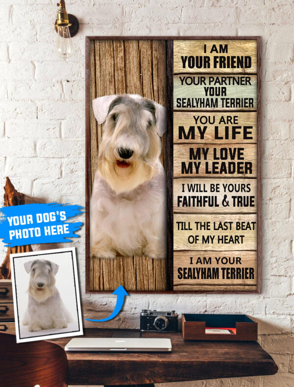 Sealyham Terrier Personalized Poster & Canvas – Dog Canvas Wall Art – Dog Lovers Gifts For Him Or Her