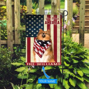 Shetland Sheepdog God Bless America Personalized Flag Custom Dog Flags Dog Lovers Gifts for Him or Her 2