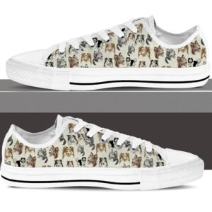 Shetland Sheepdog Low Top Shoes Low Top Sneaker Sneaker For Dog Walking 3