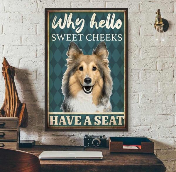 Shetland Sheepdog Poster & Matte Canvas – Dog Canvas Art – Poster To Print – Gift For Dog Lovers