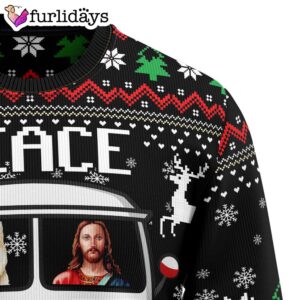 Shiba Inu Peace Ugly Christmas Sweater Gift For Dog Lovers Christmas Outfits Gift 6
