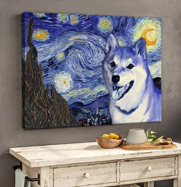 Shiba Inu Poster & Matte Canvas – Dog Wall Art Prints – Painting On Canvas