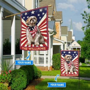 Shih Tzu 2 Personalized Flag Custom Dog Flags Dog Lovers Gifts for Him or Her 1