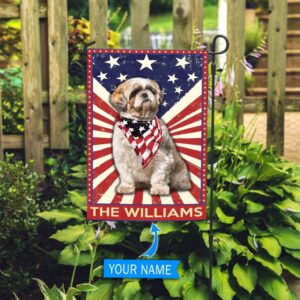 Shih Tzu 2 Personalized Flag Custom Dog Flags Dog Lovers Gifts for Him or Her 3
