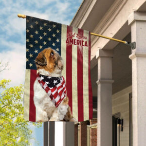 Shih Tzu God Bless House Flag Garden Dog Flag Dog Owner Gift Ideas 2