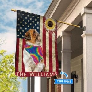 Shih Tzu Hippie Personalized Flag Custom Dog Flags Dog Lovers Gifts for Him or Her 3