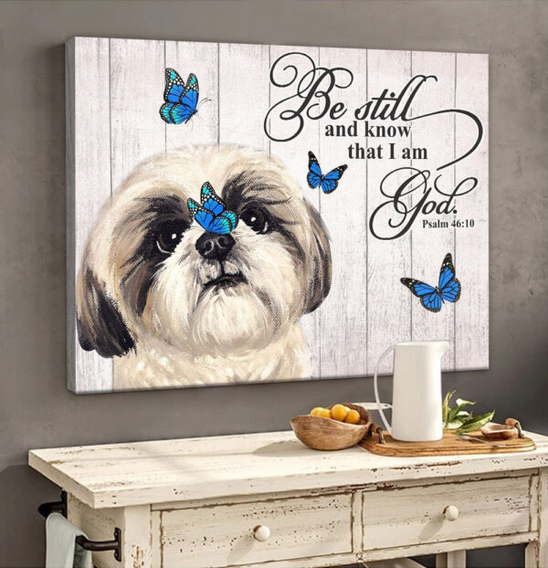 Shih Tzu Poster & Matte Canvas – Dog Wall Art Prints – Canvas Wall Art Decor