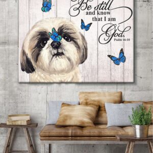 Shih Tzu Poster Matte Canvas Dog Wall Art Prints Canvas Wall Art Decor 2