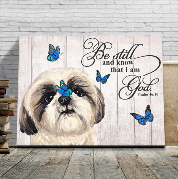 Shih Tzu Poster & Matte Canvas – Dog Wall Art Prints – Canvas Wall Art Decor