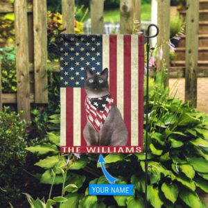 Siamese Cat Personalized Garden Flag – Custom Cat Garden Flags – Cat Flag For House