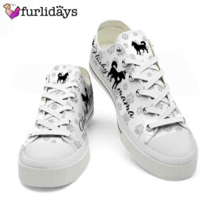 Siberian Husky Paws Pattern Low Top Shoes 3