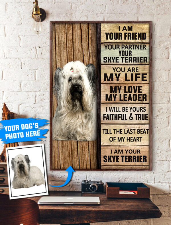 Skye Terrier Personalized Poster & Canvas – Dog Canvas Wall Art – Dog Lovers Gifts For Him Or Her