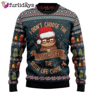 Sloth Life Ugly Christmas Sweater Funny Family Sweater Gifts Lover Xmas Sweater Gift 1