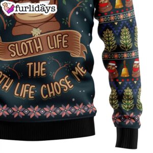 Sloth Life Ugly Christmas Sweater Funny Family Sweater Gifts Lover Xmas Sweater Gift 7