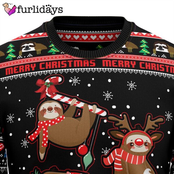 Sloth Xmas Ugly Christmas Sweater – Gift For Pet Lovers – Lover Xmas Sweater Gift