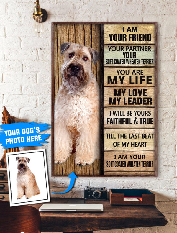 Soft Coated Wheaten Terrier Personalized Poster & Canvas – Dog Canvas Wall Art – Dog Lovers Gifts For Him Or Her